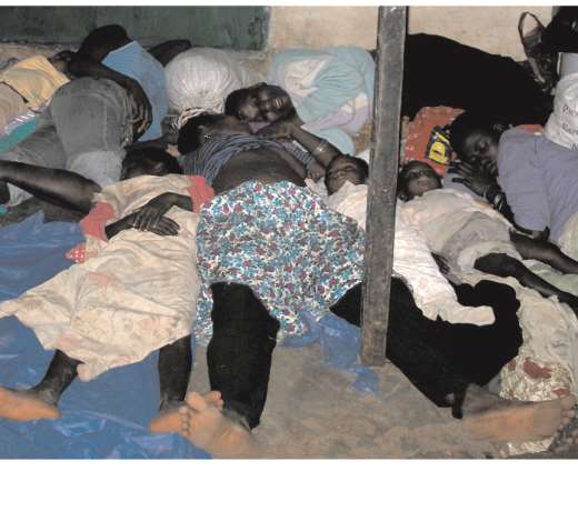 5. You probably went to this shop earlier in the day to get some items. When it is dark, the frontage is where our unfortunate siblings have as a sleeping place.